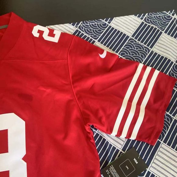 Christian Mccaffrey Signed 49ers Nike Scarlet Game Player Jersey NFL - Picture 7 of 10